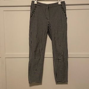 Zara ankle length gingham pants